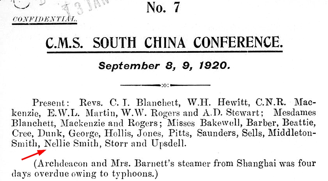 CMS South China Conference 1920